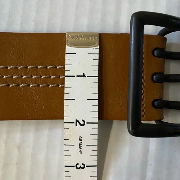 Diesel Threey Vintage Tan Leather Belt Size 34/90 - Picture 12 of 16